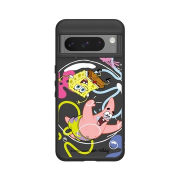 Pixel 8 Pro SolidSuit 黑 - 海綿寶寶 SpongeBob - 一起玩耍