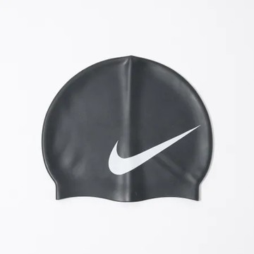 Nike Swim 黑色 輕薄 成人 游泳 大勾勾 矽膠 泳帽 NESS8163-001