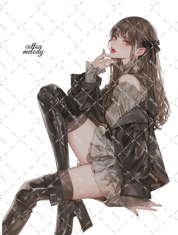 original sticker no.7791 人物貼紙 原創貼紙 人物貼紙 女孩貼紙 原創人物貼紙