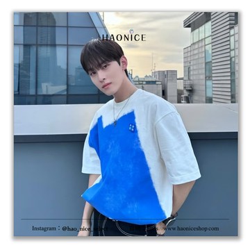 【HAO NICE】100%正品 ADER ERROR 正韓韓國經銷商幾何不規則方塊 渲染 圓領短袖 短T