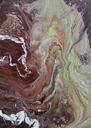 表現形式 原創繪畫 大型抽象藝術作品 流體藝術