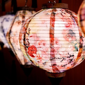 拉絲燈籠掛件戶外防水中國風裝飾燈節日喜慶創意發光中秋燈籠掛件