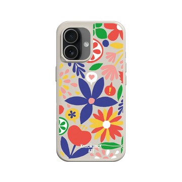 iPhone 17 SolidX 貝殼灰 - Knock Knock A2Z - 想放假的熱帶花朵