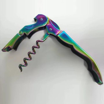 玫瑰金酒刀金色紅酒開瓶器不銹鋼起酒器多功能海馬刀酒具