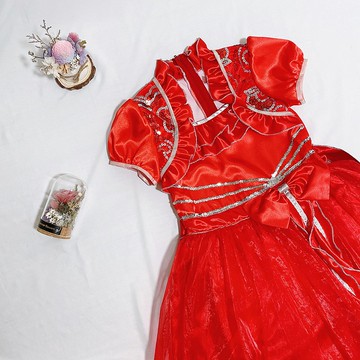 現貨 喜氣紅蝴蝶結 洋裝 小禮服