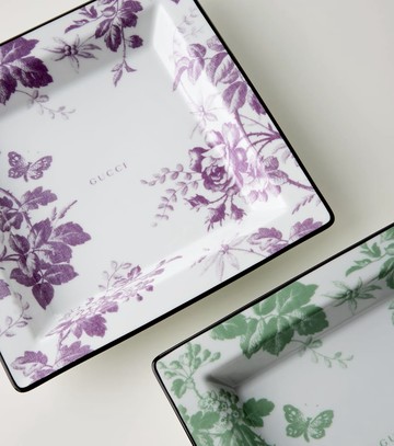 Gucci Herbarium Large porcelain trinket tray