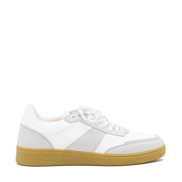 A.p.c. - Light Grey Leather Sneakers
