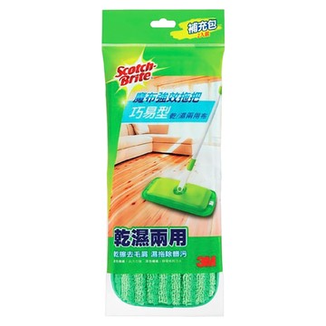 3M Scotch-Brite 百利 巧易型乾濕兩用布補充包  31 x 13cm  1包