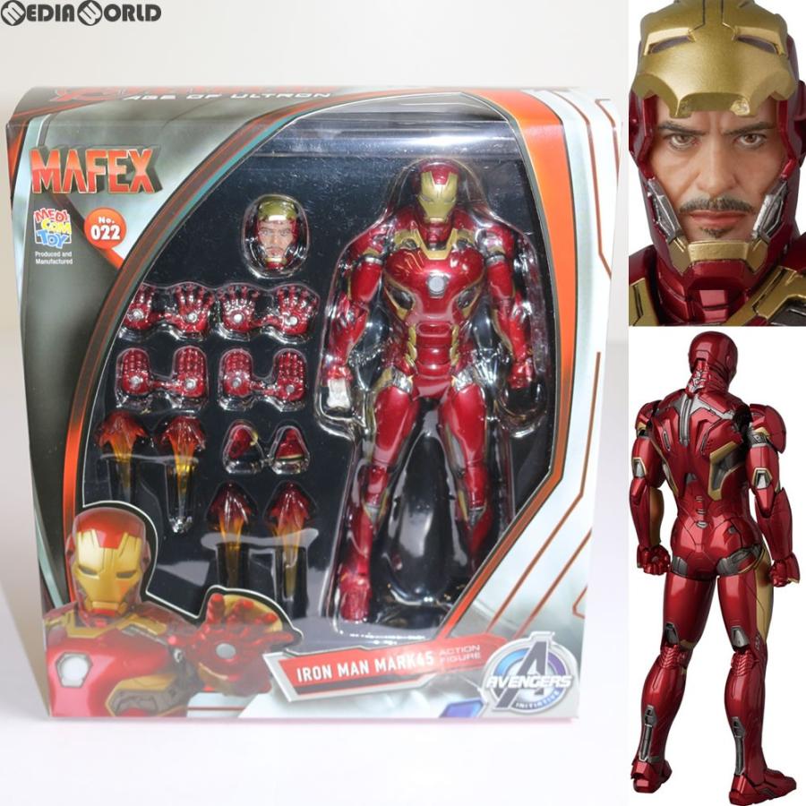 『中古即納』{FIG} マフェックス No.022 MAFEX IRON MAN MARK45(アイアンマン マーク45) アベンジャーズ ...