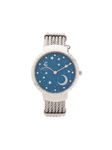 Charriol - Slim moon and stars 34mm - women - Steel - 34 - Silver