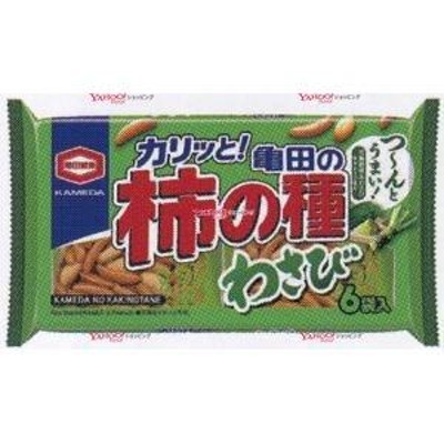 亀田製菓 亀田の柿の種 わさび 164g LINEショッピング