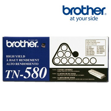 【Brother】TN-580原廠黑色碳粉匣 適用機型:HL-5240/5250DN/ MFC-8460N/8860DN(TN-580)