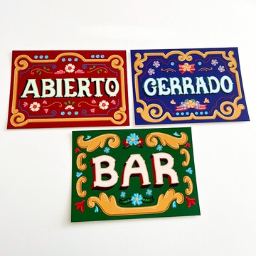 阿根廷「Fileteado」明信片