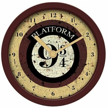 【哈利波特HARRY POTTER】9又3/4月台 主題桌上時鐘【墊腳石】