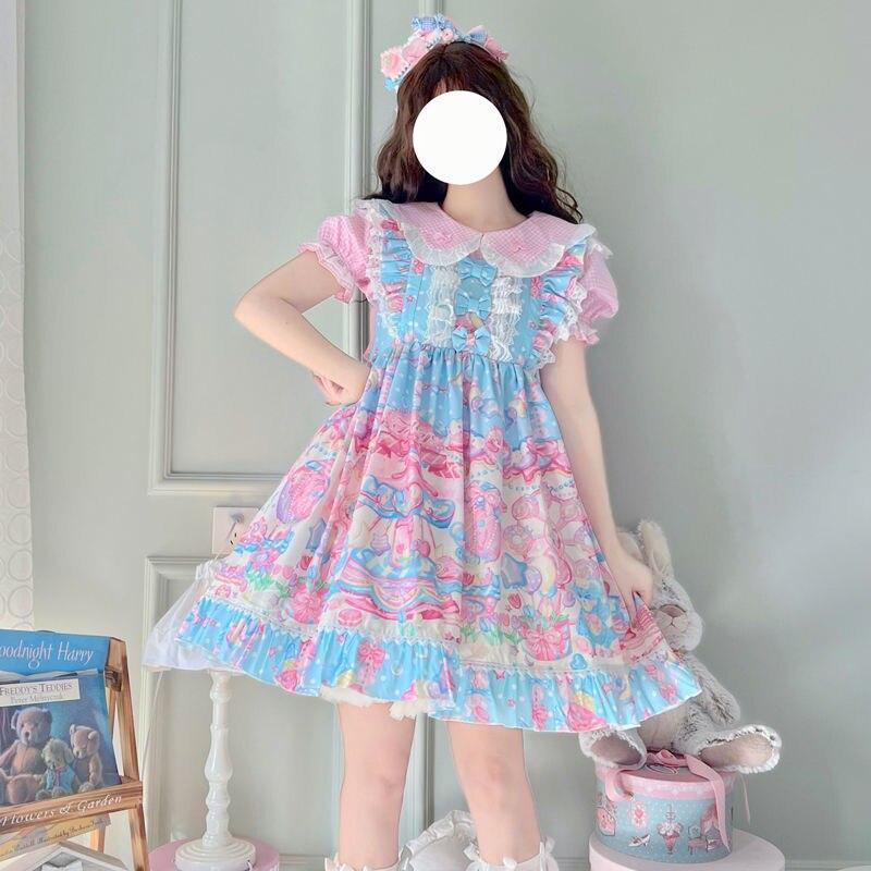 Kawaii Pink Sweet Cat Claw Style Lolita Set Loli Jsk Cape Spring Summer  Cute Girls Fashion Japanese Sexy Tea Party Outfit - Lolita Collection -  AliExpress