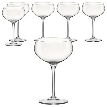 Bormioli Rocco Inventa 水晶寬口香檳杯 6入組  305ml  1組