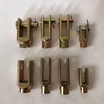 臺彎發貨 實用工具​ 農用小四輪拖拉機剎車拉桿接頭連接叉U型接頭U型叉三輪車配件正反