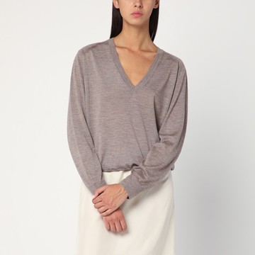 Taupe cashmere sweater