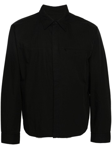 ENTIRE STUDIOS - classic-collar cotton shirt - unisex - Cotton - XL - Black