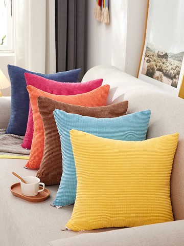 簡約北歐風抱枕客廳沙發靠墊套學生午睡枕靠背墊汽車辦公室護腰靠