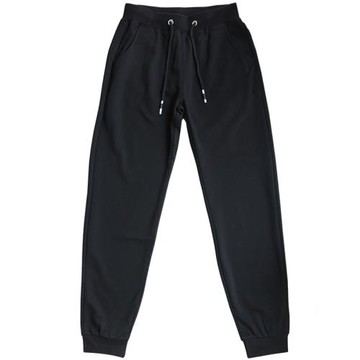 大碼運動褲春秋款寬松慢跑休閑純棉長褲加肥加大男士束腳褲小腳褲