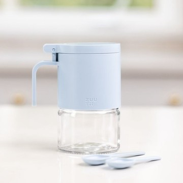 Zuutii 防潮玻璃調味料罐 - 湖水藍色