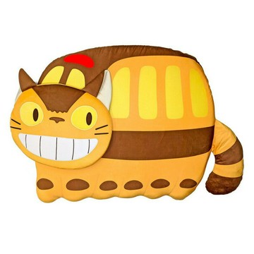 真愛日本 宮崎駿 吉卜力 造型 棉睡 鋪墊 貓公車嘻笑 龍貓 totoro 睡鋪墊 睡墊 靠墊