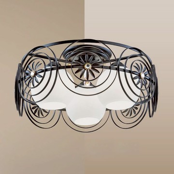 鄉村風半吸頂三燈 B96-64-73954