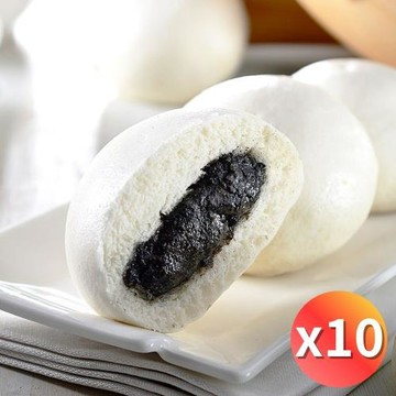 【紅豆食府】芝麻包，6入/袋，共10袋