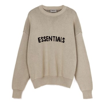 Fear of God Essentials FW21 Knit Pullover Sweater Linen