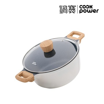 cookpower鍋寶 lumi系列七層不沾鑄造雙耳湯鍋(含蓋) 24cm ih/電磁爐適用