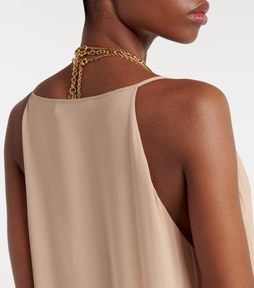 Chloé Tiered silk georgette maxi dress