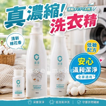 淨淨 真濃縮洗衣精 800ml 濃縮洗衣精 洗衣精 按壓瓶 補充瓶 迷你瓶 洗衣