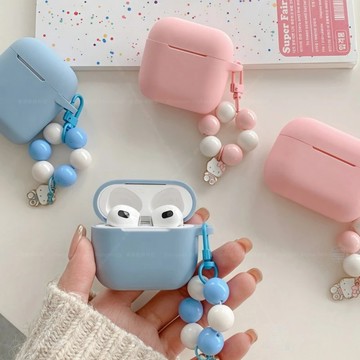 AirPodsPro3 掛繩硅膠 軟殼 蘋果耳機 保護套 適用 AirPods 4 3 2 1 pro3 2 防摔耳機套