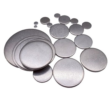 304不銹鋼無孔平墊片無孔圓片實心圓片實心平墊封管堵頭片M4-M80