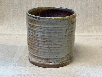 柴燒大型筆筒