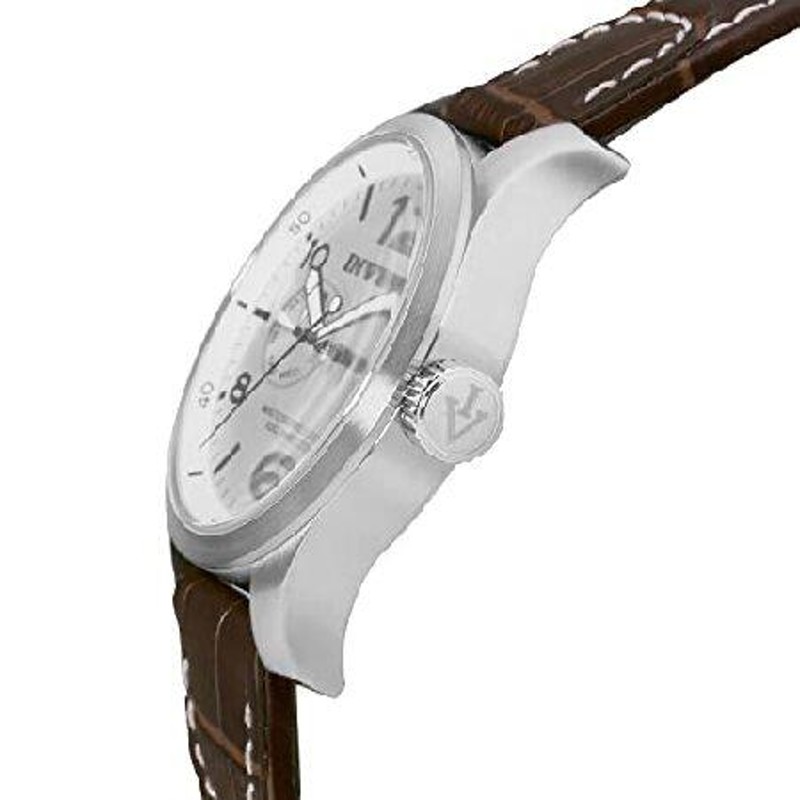 Invicta Men's 0765 I-Force Silver Dial Brown Leather Watch 通販