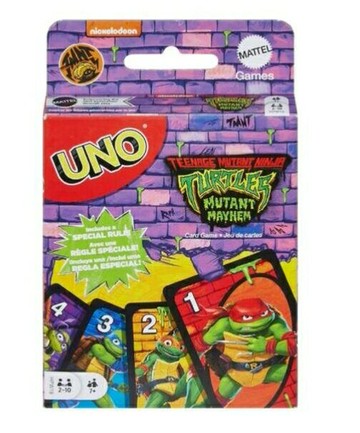 UNO忍者龜 變種大亂鬥 高雄龐奇桌遊 正版桌遊專賣 熱門桌遊商品