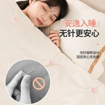 臺灣-出貨🔥【新款熱銷】無針毛絨被子固定器家用卡扣隱形床單被套防跑固定神器 IQCM