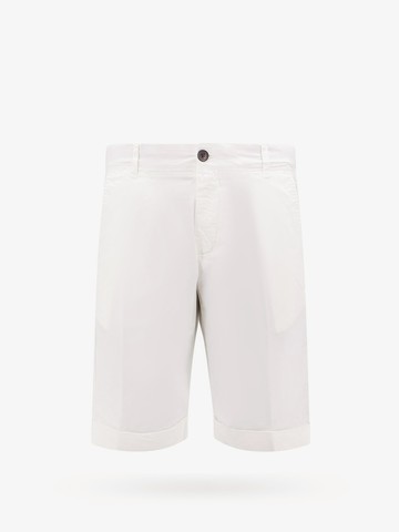 Stretch cotton bermuda shorts with multicolor detail - NUGNES 1920 - gender_Man