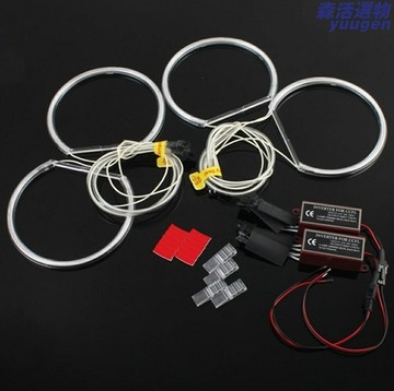 【超亮COB光圈】寶馬天使眼套裝 E36 E46 E39改裝 天使眼大燈 日行燈 導光條 專車專用 無損安裝 提升亮度 經典車型升級