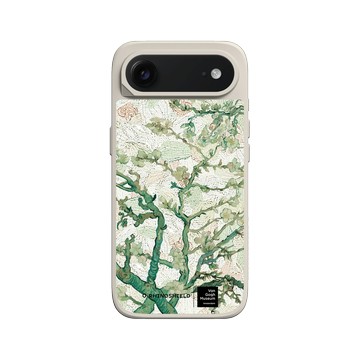 iPhone Air SolidX 貝殼灰 - Van Gogh Museum - 盛開的杏花與粉彩背景