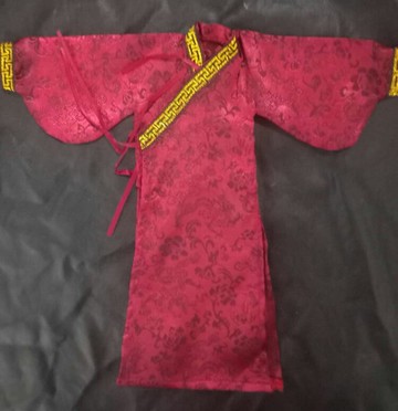 1/6古代兵人衣服 弧形寬袖文官漢服 古裝套裝 現貨包郵