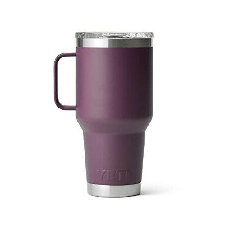 YETI Rambler oz Travel Mug, Stainless Steel, Vacuum Insulated with Stronghold Lid, Nordic Purple