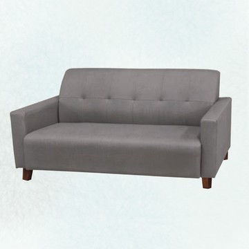 文創集 賽拉灰耐磨皮革三人座沙發椅-185x79x86cm免組