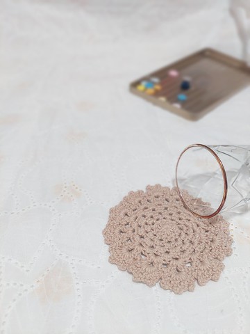 手工鉤織墊 | 法國品牌棉線 | 萬用墊 | 客製