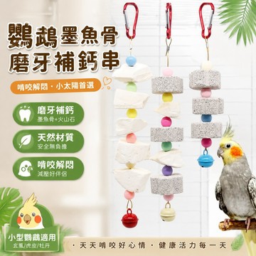 鸚鵡墨魚骨玄風虎皮牡丹鳥食磨牙零食補鈣串掛件玩具啃咬 解悶解壓 小太陽鸚鵡 和尚鸚鵡 凱克鸚鵡玩具 鸚鵡零食 鳥玩具