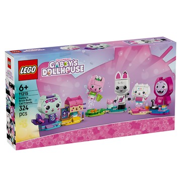 LEGO 11215 蓋比系列 蓋比的積木版貓咪朋友 Gabby's Brick-Built Cat Friends  混和顏色  1個