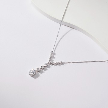 SOIRÉE BY N.Y. 蒔華芮︱流光燦爛項鍊 (銀色)