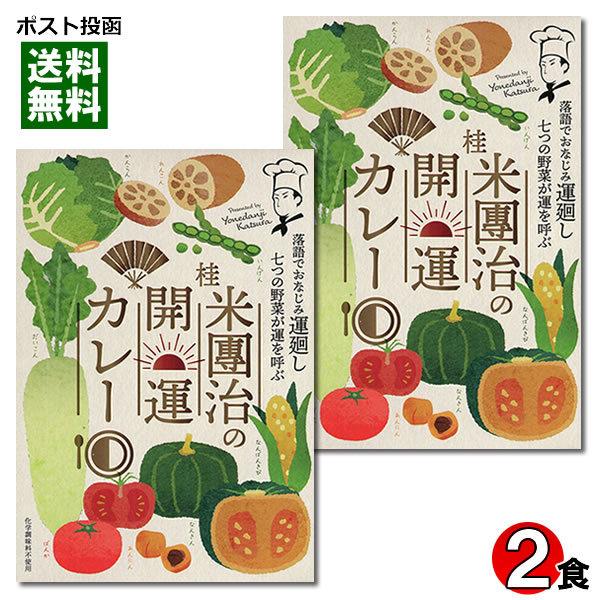 ご当地カレー 桂米團治の開運カレー 200g×2食お試しセット 化学調味料不使用